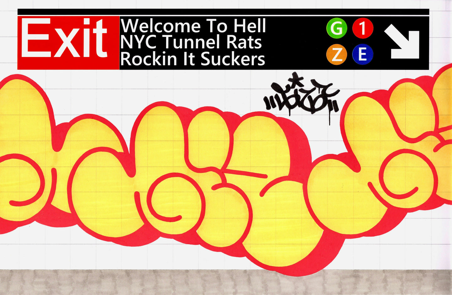 “WELCOME TO HELL SUBWAY STATION” (2024)