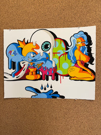 “SMURFED MARGE” PRINT (2025)