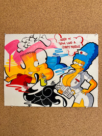 “RAW LIKE A DIRTY NEEDLE” (2025) PRINT