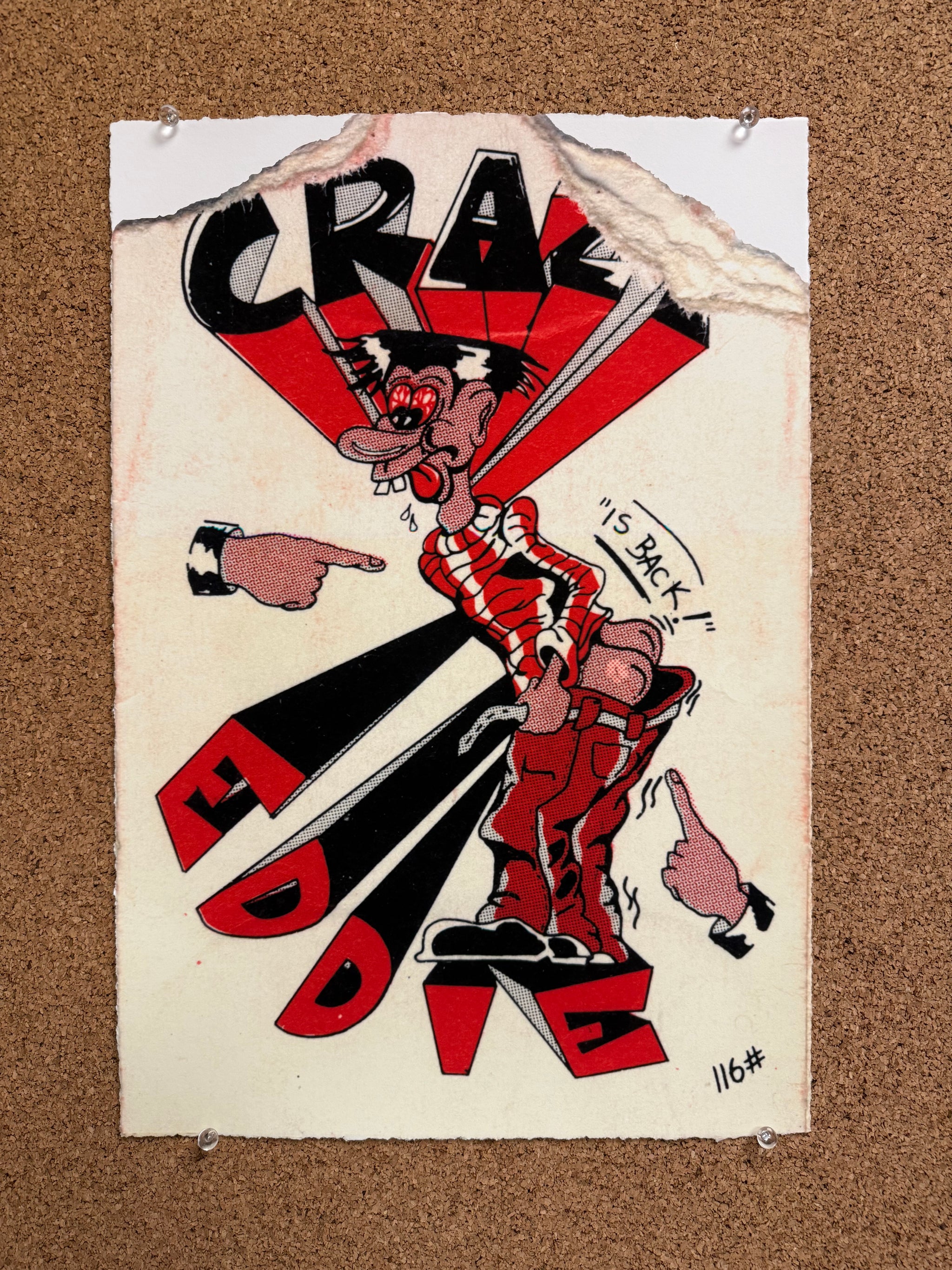 “CRAZY EDDIE RED” PRINT (2025)