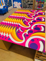GIZ -THROW FLOW LIMITED EDTION SILKSCREEN PRINT 24X36