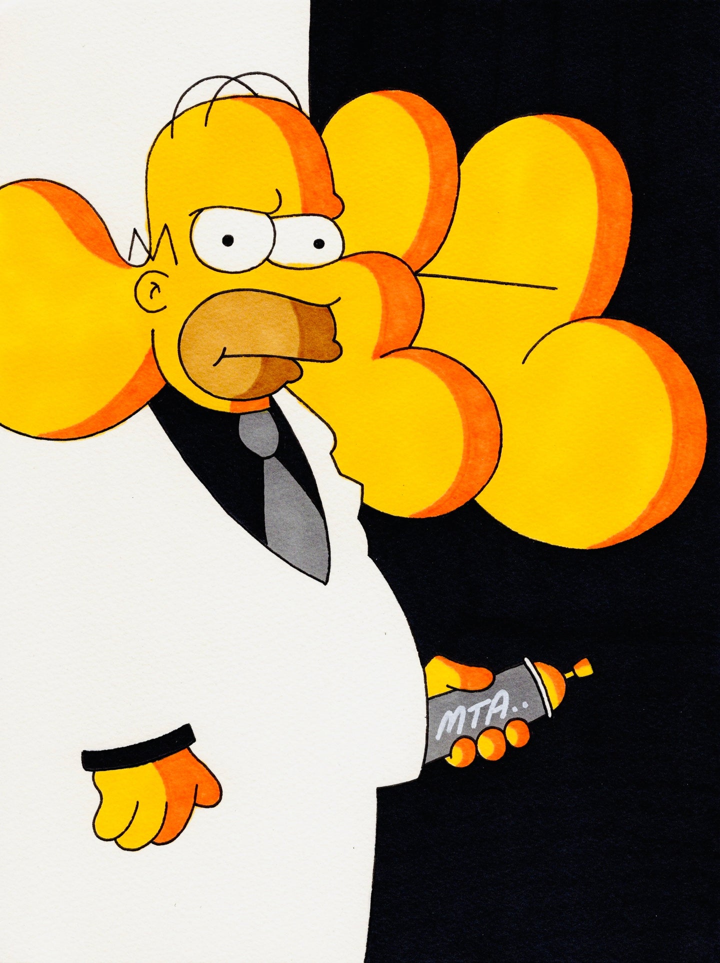 “HOMER SCARFACE” (2024)